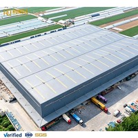 Structure en acier modulaire et entrepôt à grande portée de fabrication chinoise, bâtiment métallique fiable avec installation rapide et support technique