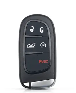 10pcs दूरस्थ गाड़ी की चाबी खोल मामले के लिए चेरोकी जीप DODGE राम Durango क्रिसलर प्रतिस्थापन 3/4/5 बटन काटा हुआ कार कुंजी