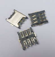 Porte-carte SIM NANO GXD, fente 6P, montage en surface, connecteur de type tiroir H1.35 pour équipement électrique