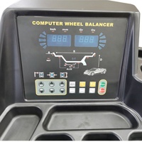 Alliage machine d'équilibrage de roue de voiture alliage roue d'équilibrage réparation machine prix H-B651A