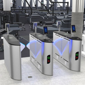 Vente chaude, fabricant de tourniquets de sécurité à haute sécurité en acier inoxydable anti-tailgating, à entraînement sans balais, avec contrôle d'accès NFC, pour gymnase, porte à battants - Product Image 5