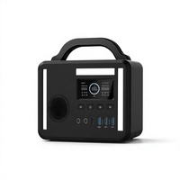 Centrale solaire portable 300W avec contrôleur MPPT, batterie LiFePO4 192Wh, charge rapide Type-C PD, pour utilisation extérieure/intérieure, compatible panneau solaire