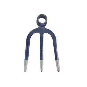 Vente directe usine – Fourche-motoculteur agricole 3-en-1 forgée monobloc à 3 dents pour la culture et le désherbage - Product Image 4