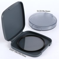 SUNSHING Boîte de rangement portable en plastique pour filtres d'objectif de 82 mm, pour photographie, astronomie, filtres ronds pour appareil photo