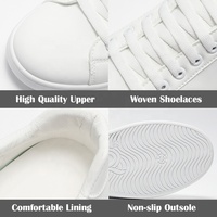Fabricant d'équipement d'origine Chaussures blanches personnalisées Chaussures de marque avec mon propre logo Baskets basses quantité minimale de commande pour hommes