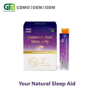 Supplément de sommeil naturel fabriqué à Taiwan gelée de soutien du sommeil apaisante au coucher avec Ashwagandha - Product Image 2