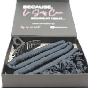 Hot Bán Curling Que 100% Dâu Lụa Ma Thuật Lọn Tóc Bọt Xốp Con Lăn Heatless Curler Với Scrunchies Bộ