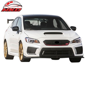 Fits For Subaru WRX STI 15-21 Front Bumper <b>Lip</b> OE Style Spoiler PU Chin <b>Splitter</b> Kit High Quality Exterior Accessory - Product Image 2