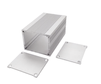 Kotak Elektronik Mini Luar Ruangan dari Aluminium Alloy Ekstrusi Anodized Ukuran 80*50*40mm, Dapat Disesuaikan, Berperingkat IP54, Layanan OEM/ODM