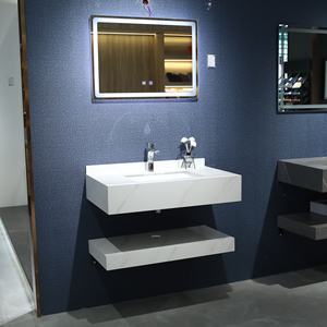 <span class=keywords><strong>Vanity</strong></span> mandi <span class=keywords><strong>48</strong></span> inci dengan gloss tinggi abu-abu dengan atasan <span class=keywords><strong>Vanity</strong></span> batu sined diperkuat dalam putih dengan baskom putih - Product Image 1