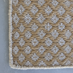 Tapis indien moderne fait à la main en coton et jute tissage plat à la mode pour la maison hôtel salon ou espace de prière comme tapis de porte - Product Image 1