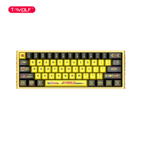 T-WOLF T90 Aluminum Alloy Magnetic Switch Keyboard OEM Compact 61 Keys 8KHz 0.125ms Low Latency Themed Design Hot Sale