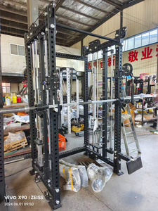 Equipo de gimnasio, Polea De Cable, máquina cruzada, jaula eléctrica, estante para sentadillas <span class=keywords><strong>con</strong></span> accesorios de contrapeso - Product Image 6