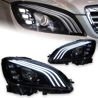 Pour Mercedes-Benz Classe C W204 07-10, ensemble de phares modifiés C300/260/200, mise à niveau avec lentille LED 12V