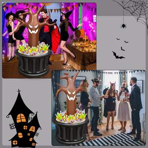 Arbre effrayant gonflable en PVC pour Halloween, bol à bonbons, pliable, léger, décoration - Product Image 6