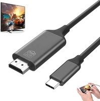 Câbles USB mâle Type C vers mâle HDTV avec HDTV Micro Mini femelle plaqué or 4K Version 2.0 60Hz 3D 1080P 1440p 18Gbps Cordon Câble