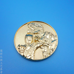 Moneda Conmemorativa de Ultraman, Chapada en Oro, de Aleación, Coleccionable, Derivada del Anime Japonés - Product Image 1