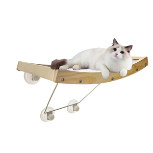 Cat Hammock Window Seat with Strong Suction Cups Weighted Up to 40lb