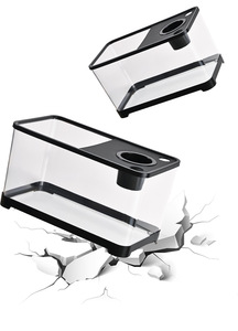 Mini aquarium décoratif pour poissons rouges-Design <span class=keywords><strong>simple</strong></span> Petit bol aquatique en plastique minimaliste avec lumière LED pour petit poisson d'ornement - Product Image 5