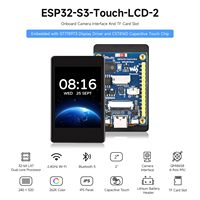 AISMARTGOO Waveshare ESP32 S3 Placa de Desarrollo con Pantalla Capacitiva IPS de 2 Pulgadas, Cámara OV5640
