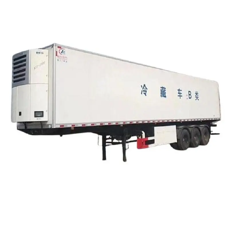 China Factory 3-axle 53ft Transport Cold Freezer Food Reefer Trailer