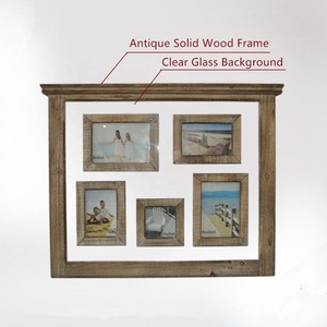 Cadre photo flottant <span class=keywords><strong>en</strong></span> verre transparent et bois, motif arbre généalogique, avec 5 ouvertures, écologique, pour décoration intérieure - Vente <span class=keywords><strong>en</strong></span> gros - Product Image 6