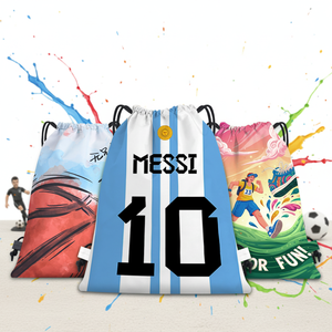 กระเป๋าเป้สะพายหลังแบบมีเชือกผูกสำหรับแฟนฟุตบอลทีมชาติ  สำหรับฟุตบอล-อิตาลี จาเมกา วัสดุกันน้ำ-โพลีเอสเตอร์ - Product Image 1