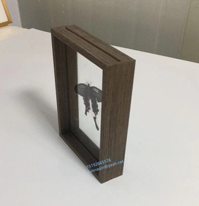 Cadres de boîte d'ombre en bois 6x8x10 <span class=keywords><strong>cadre</strong></span> de Photo avec vitrine en verre poli pour Photos fleurs récompenses insectes <span class=keywords><strong>cadre</strong></span> <span class=keywords><strong>double</strong></span> face - Product Image 2