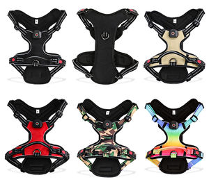 Arnés de perro LED recargable de alta calidad, chaleco táctico ajustable, luz LED, nailon duradero para aventuras caninas activas - Product Image 6