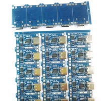 Module de charge de batterie au lithium HSW TP4056 1A avec interface MICRO USB et protection par ruban adhésif, carte TP4056 pour module