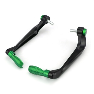 Pour Kawasaki <span class=keywords><strong>Z750</strong></span> <span class=keywords><strong>ninja</strong></span> 650 moto levier barre extrémité guidon protège-mains CNC aluminium accessoires protège-mains protecteur - Product Image 1