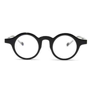 Lunettes de vue vintage rétro rondes unisexes en acétate, petite monture personnalisable, pour hipster, vente en gros en vrac - Product Image 3