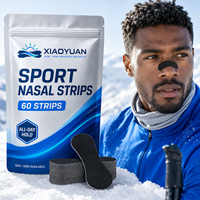 Patch nasal en tissu non tissé respirant Jiebao, noir, taille moyenne adulte, hypoallergénique, certifié CE, vente en gros transfrontalière, frais et confortable