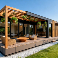 Maison Conteneur Moderne en Acier avec Terrasse - Conception de Villa Étanche