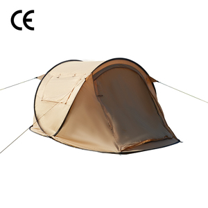 Custom Portable 2-Person Camping Tent Small Waterproof <strong>Zelt</strong> with One Bedroom Structure Outdoor Pop-Up Clamping Tent - Product Image 5