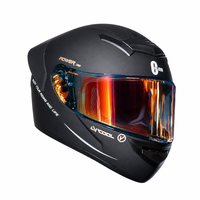 Casque de moto intégral pour hommes et femmes, casque de moto Bluetooth, casque de sécurité pour moto électrique d'hiver avec spoiler