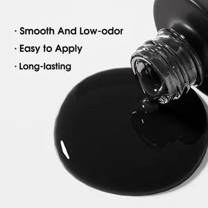 Rosalind gel polish crea il tuo marchio all'ingrosso vernis semi permanente colore nero/colore bianco smalto per unghie gel uv