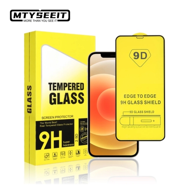 Mobile Phone Accessory Full Cover Anti-scratch 9D Tempered Glass Screen Guard Protector for Infinix Tecno