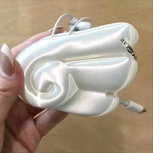 3D Silver Star Cable Storage Box With Hook For Earphone <b>Wire</b> Management - Product Image 3