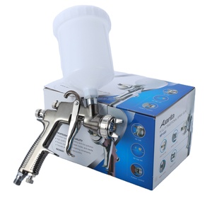 Pistolet de pulvérisation pneumatique sans air haute pression K-400 avec <span class=keywords><strong>buse</strong></span> de 1,4 mm et réservoir de 600 CC, 3000-5000 PSI, <span class=keywords><strong>pour</strong></span> meubles et peinture automobile en poudre - Product Image 1