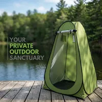 Tente de confidentialité portable pliable, cabine de change extérieure instantanée, tente de douche et de toilettes pour la plage, le camping et la pêche