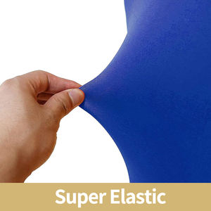 Spandex Ghế bìa trắng bao gồm chỗ ngồi cho tiệc cưới Tiệc phòng ăn phòng khách spandex đàn hồi ghế Bìa - Product Image 6