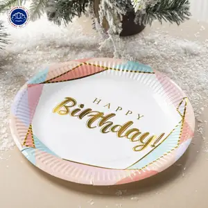 Wholesale Customization Favorable Price Customizable Eco Friendly Party Paper Plates