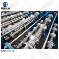 Machine automatique de formage de tuiles trapézoïdales, machine de formage à rouleaux double couche, machine pour matériaux de construction, contrôle PLC, certifiée CE