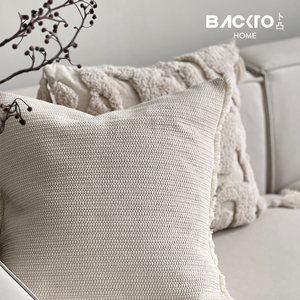 Luxuriöser Dekorativer Leinen Handgewebter Kissenbezug Marokkanischer Boho Makramee Jacquard Sofa-Kissenhülle Wohnzimmer Heimdekoration - Product Image 5