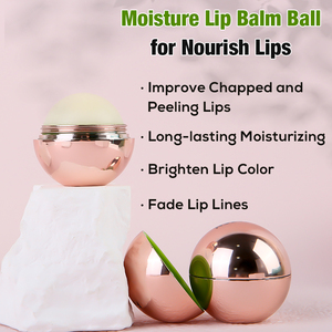 Bálsamo Labial Vegano Hidratante al por Mayor, Bálsamo Labial Humectante en Barra Redonda, OEM ODM, Mantequilla Labial Orgánica Natural Voluminizadora - Product Image 4