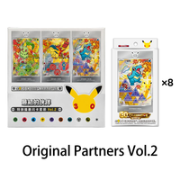 Coffret Cadeau Authentique Pokémon Chinois pour la 30ème Anniversaire, Coffret Cadeau Original Partenaire TCG, Collection de Jouets pour Enfants