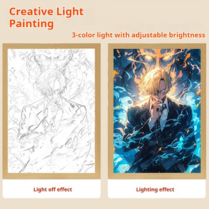 Prix de gros, peinture lumineuse d'<span class=keywords><strong>anime</strong></span> en une seule pièce pour la décoration de bureau - Product Image 3