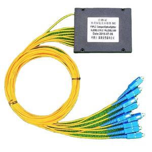 อุปกรณ์ไฟเบอร์ออปติก ZIKUN 1260-1650nm FTTH GPON/Epon G657A1 PLC Splitter 1x4 1x8 1x16 1x32 1x64 ได้รับการรับรองมาตรฐาน CCC - Product Image 1