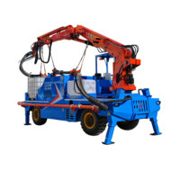 Chariot de projection de béton QLS35B avec positionnement GPS et diagnostic à distance des pannes pour une maintenance facile de l'équipement